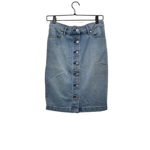 Melrose and Market Button Down Denim Skirt